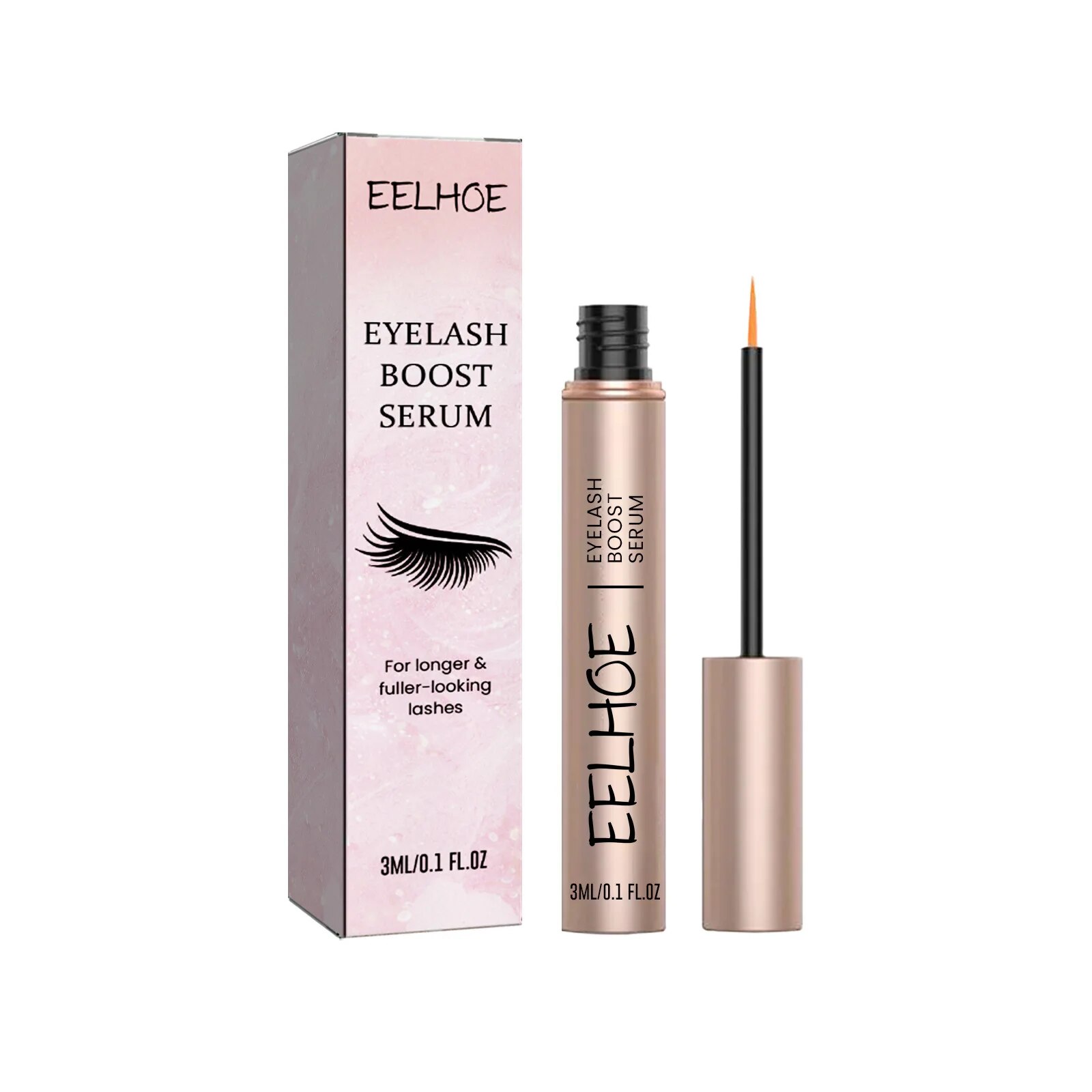 EELHOE Premium Eyelash Growth Serum Lifting Boosting Eyelashes Enhancing Essence Thicken Darken Natural Longer Lashes Cosmetics. 