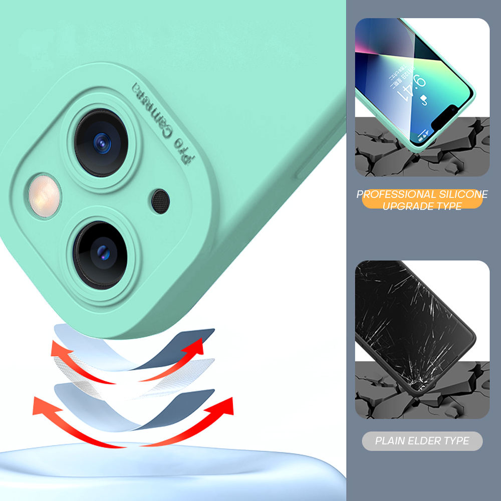 Hontinga for Vivo Y81 / Y81i Back Cover Simple Multicolor Fashion Case Camera Protection Soft Silicone TPU Phone Cases. 