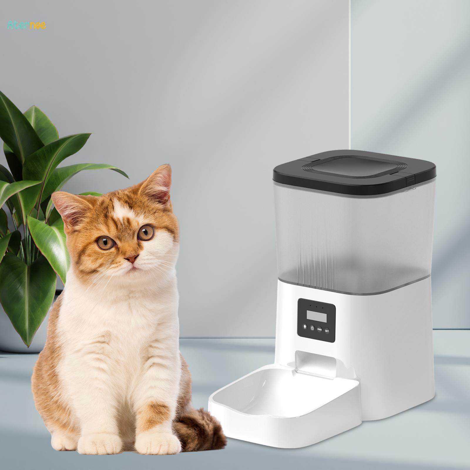 Smart Automatic Cat Feeder Easy Cleaning Clog App Control 4L Cat Food Dispenser Automatic Dog. 