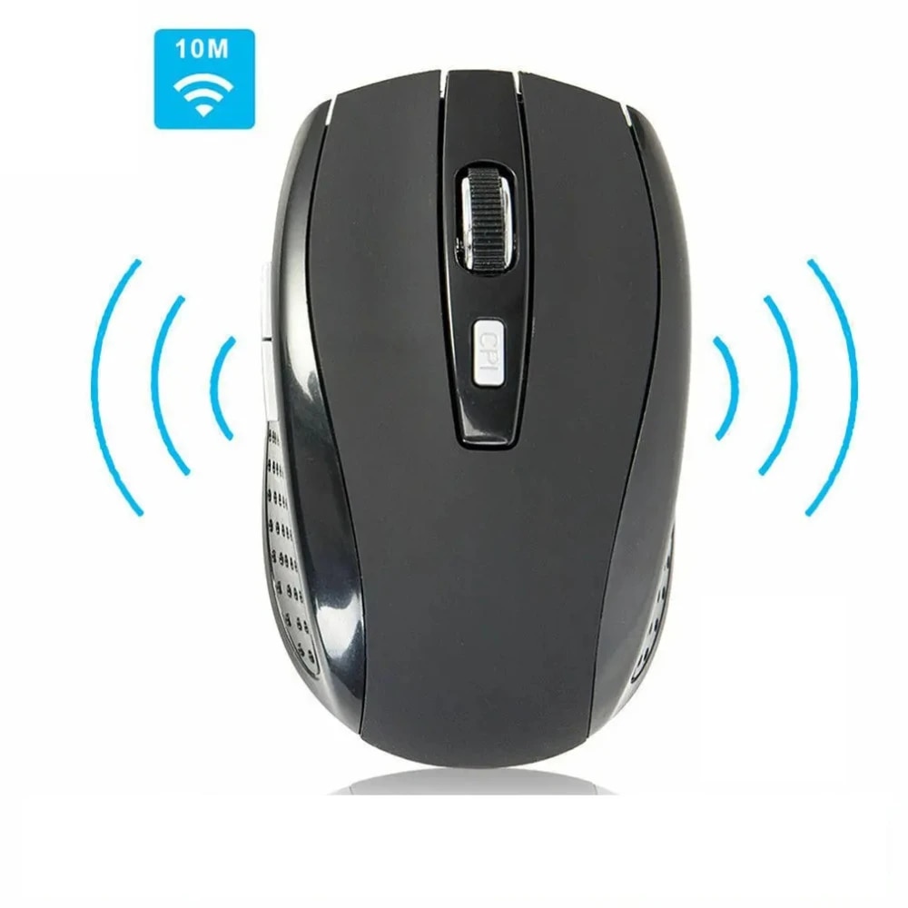 Bluetooth Mouse Wireless 2.4GHz RatonWireless Adjustable DPI 6 Button Optical Mouse with USB Receiver Computer PC Accessories. 
