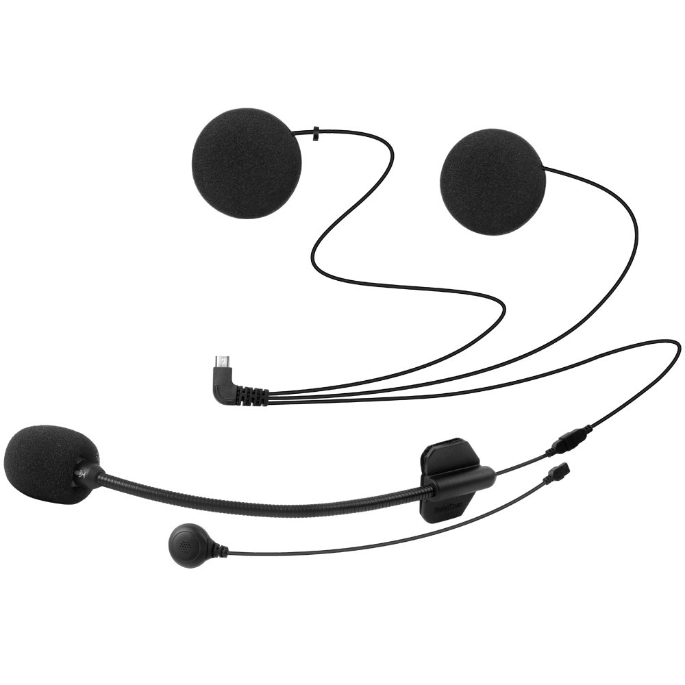 FreedConn T-MAX Hard Soft Wire Earphone Speaker Cable for Motorcycle Open face/ Half Face Helmet Bluetooth Intercom Headset. 