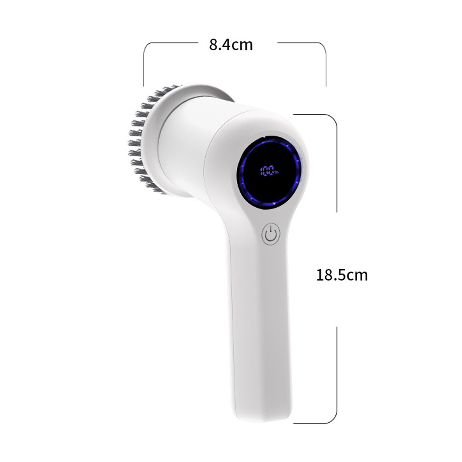 Cordless Shower Scrubber werful Cordless Electric Cleaning Brush for Stubborn Stains Rechargeable Scrubber for Bathroom Si Windows Waterproof High Torque Scrubber with Repleable ads. 