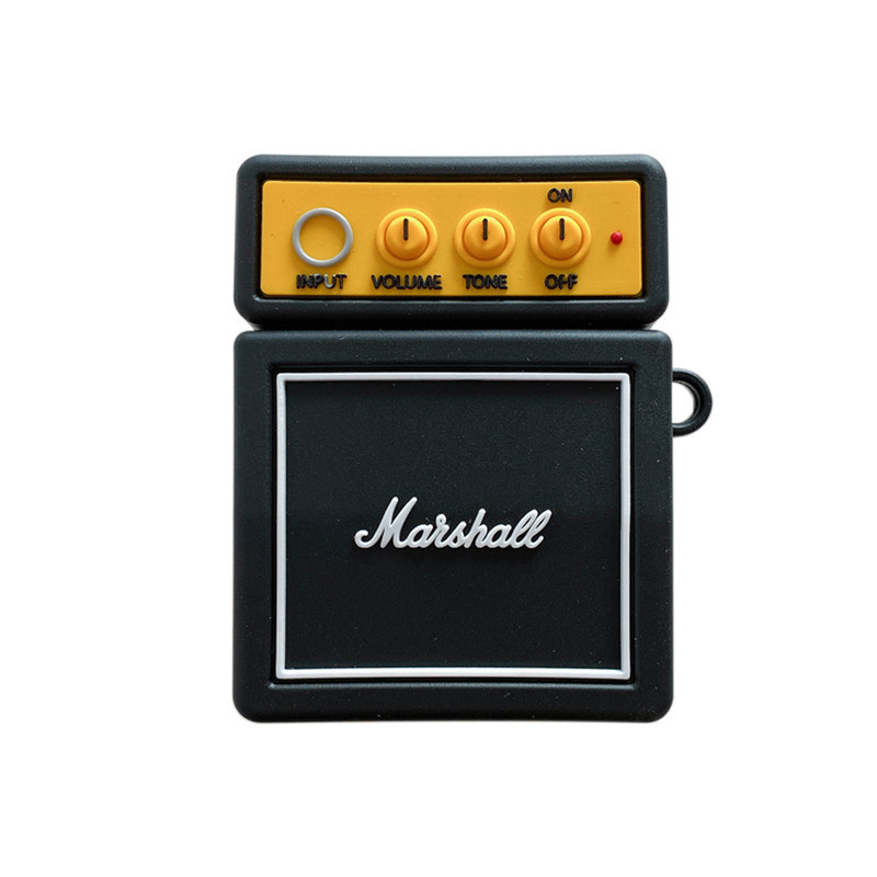 Marshall Retro Speaker airpods pro Protective Shell 1/2/3 Applicable for Apple Bluetooth Earphone Cover Silicone. 