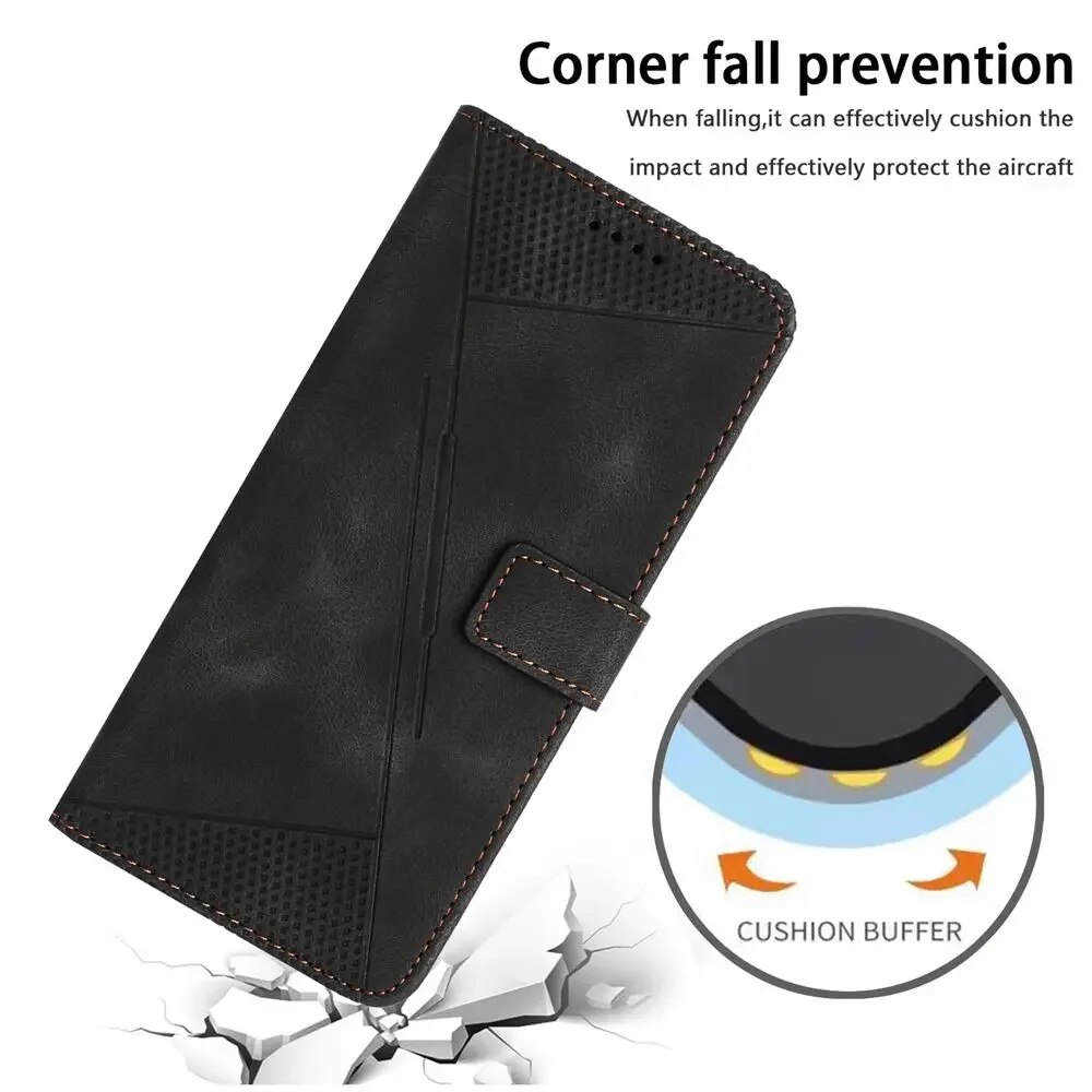 Wallet Phone Case for Funda Infinix Hot 30 NFC 20 12 11 10 9 Play 30i 20i 20S Note 30 Vip Pro 30i Business flip bracket cover. 
