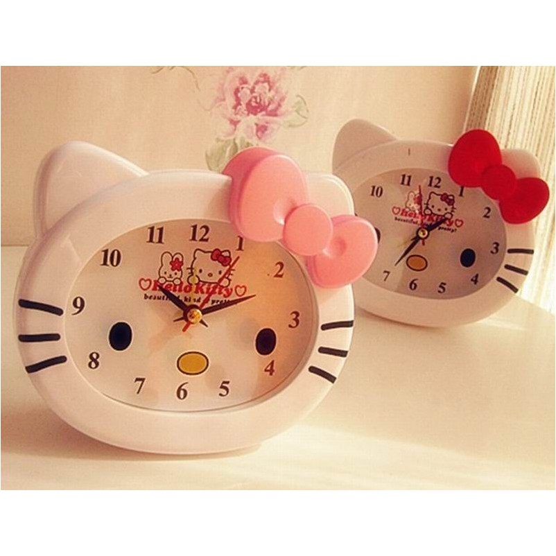 Hello Kitty Alarm Clock Table Desk Clocks For Kids. 