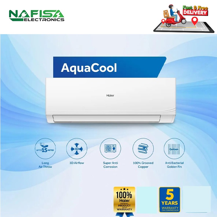 Haier 2 Ton AquaCool Non-Inverter AC (HSU-24AquaCool:(FIX)(3D)(QB))