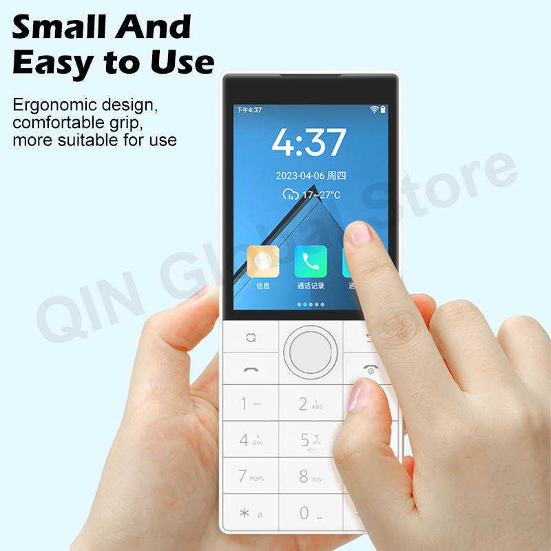 Qin F22 Touch Screen No Camera Wifi 2.8 Inch 16GB/32GB MTK6739 Bluetooth 1700mAh Battery 480*640 Smart Global Version Play Store. 
