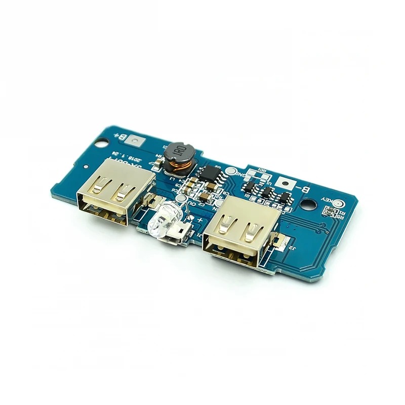 5V 2A Power Bank Charger Module Charging Circuit Board Step Up Boost Power Supply Module 2A Dual USB Output 1A Input. 
