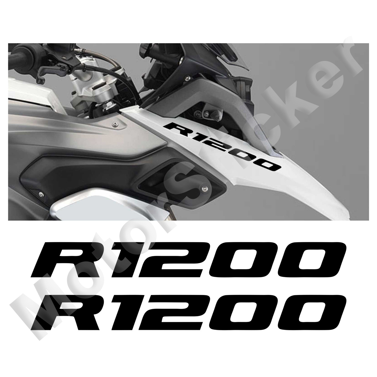 Beak Front R1200 Sticker Motorcycle Decal Logo For Bmw r1200 Gs Adventure r1200 Gsa r 1200 Lc 2022 2010 2016. 