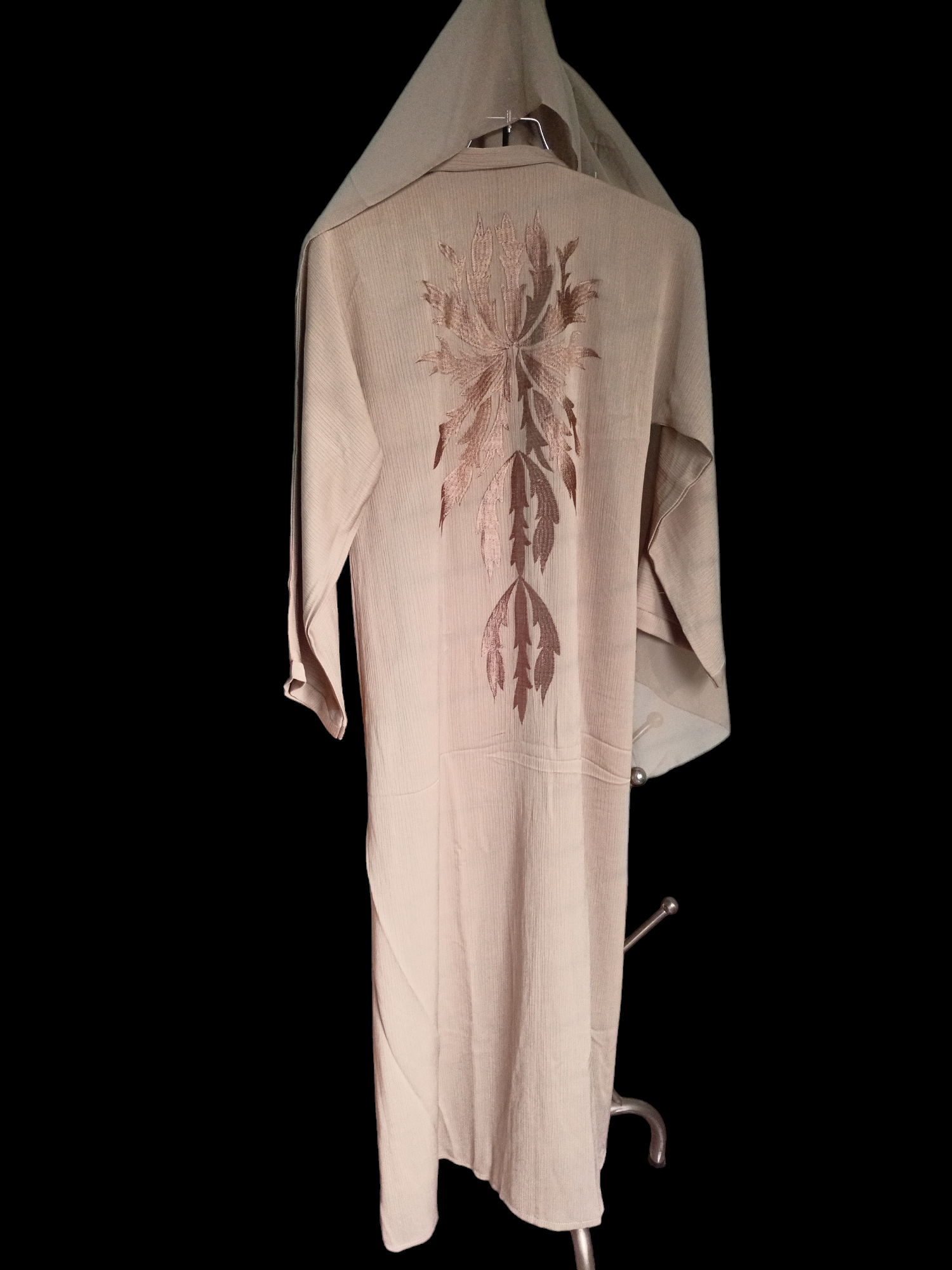 Most demanding elegant design Dubai jum fabrics Borka with Embroidery For Women Regular Use Borka Outerwear Zoom fabrics Abaya Borkha Borka For Women. 
