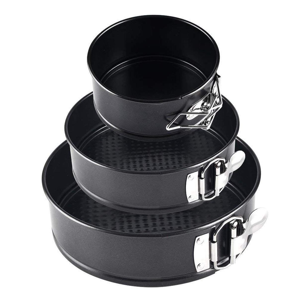 Non-stick Removable Bottom/Leak proof Cake Pan 3 pieces set