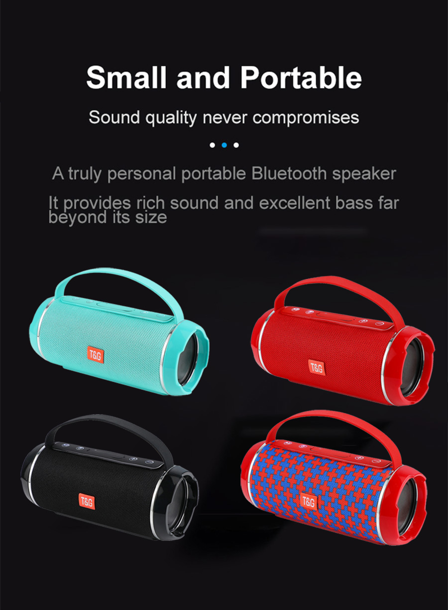 TG 116C 40W High power Outdoor Bluetooth Speaker Subwoofer TWS Waterproof Portable Music Center system column 3D soundbar. 