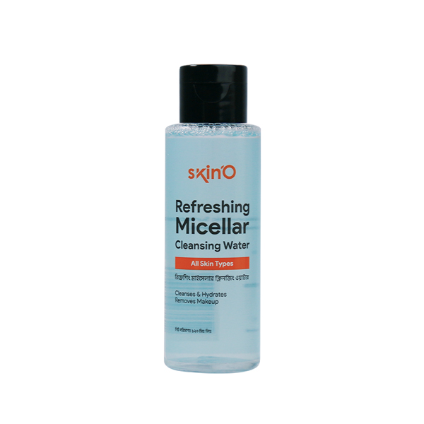skinO Refreshing Micellar Cleansing Water - 100ml to all skin type. 