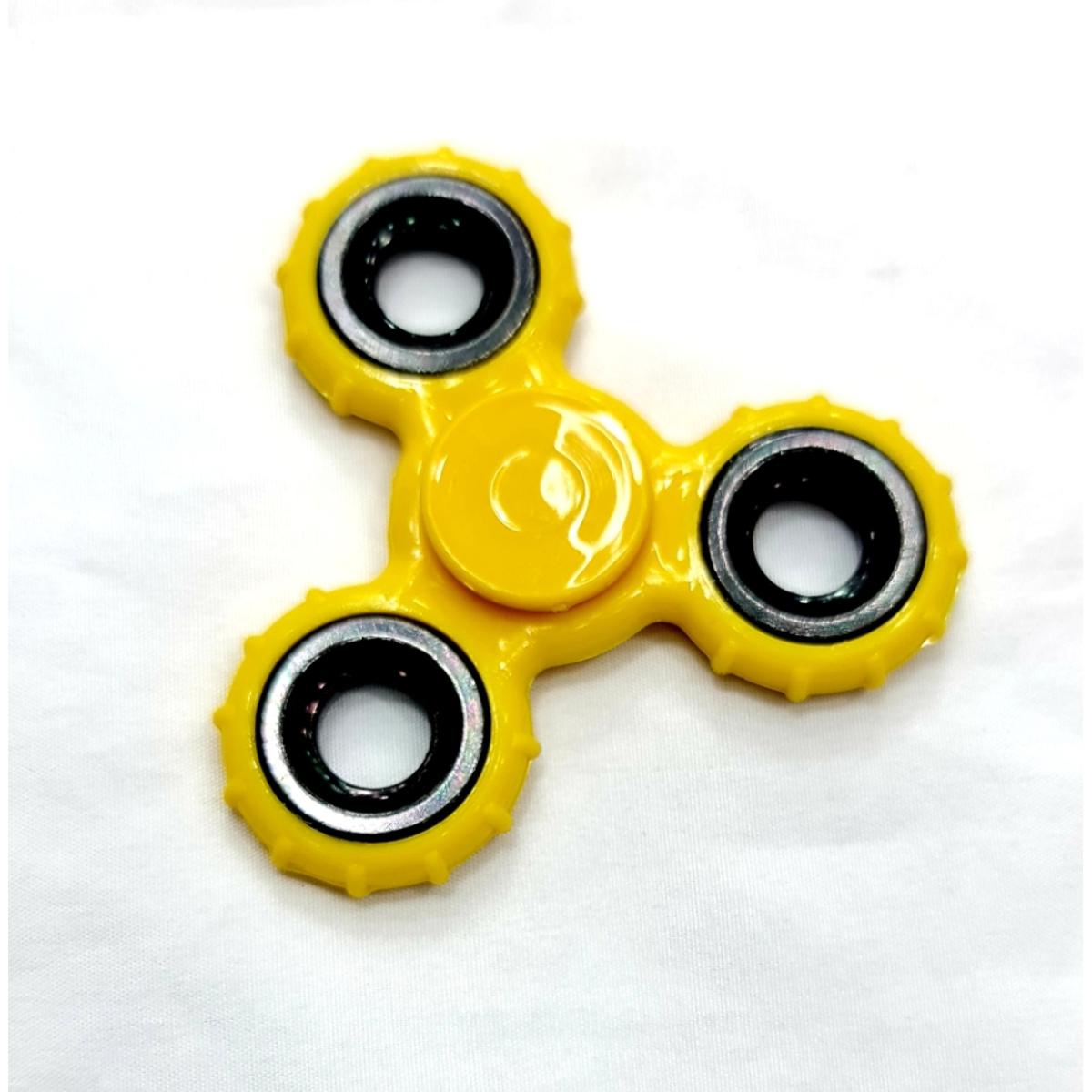 FRIDGET SPINNER Fidget Spinner Stress Reducer Toy-Multi Design Fidget Spinner Stress Reducer Toy - White and Black