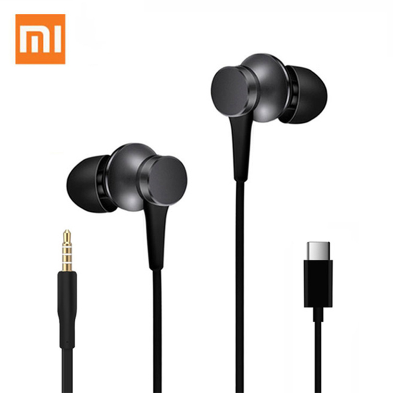 Original Xiaomi Earphone Half In-Ear Headset 3.5MM Wire control For Mi A3 CC9 CC9se Redmi Note 9 8 7 6A 5A 4X 5X samsung huawei. 