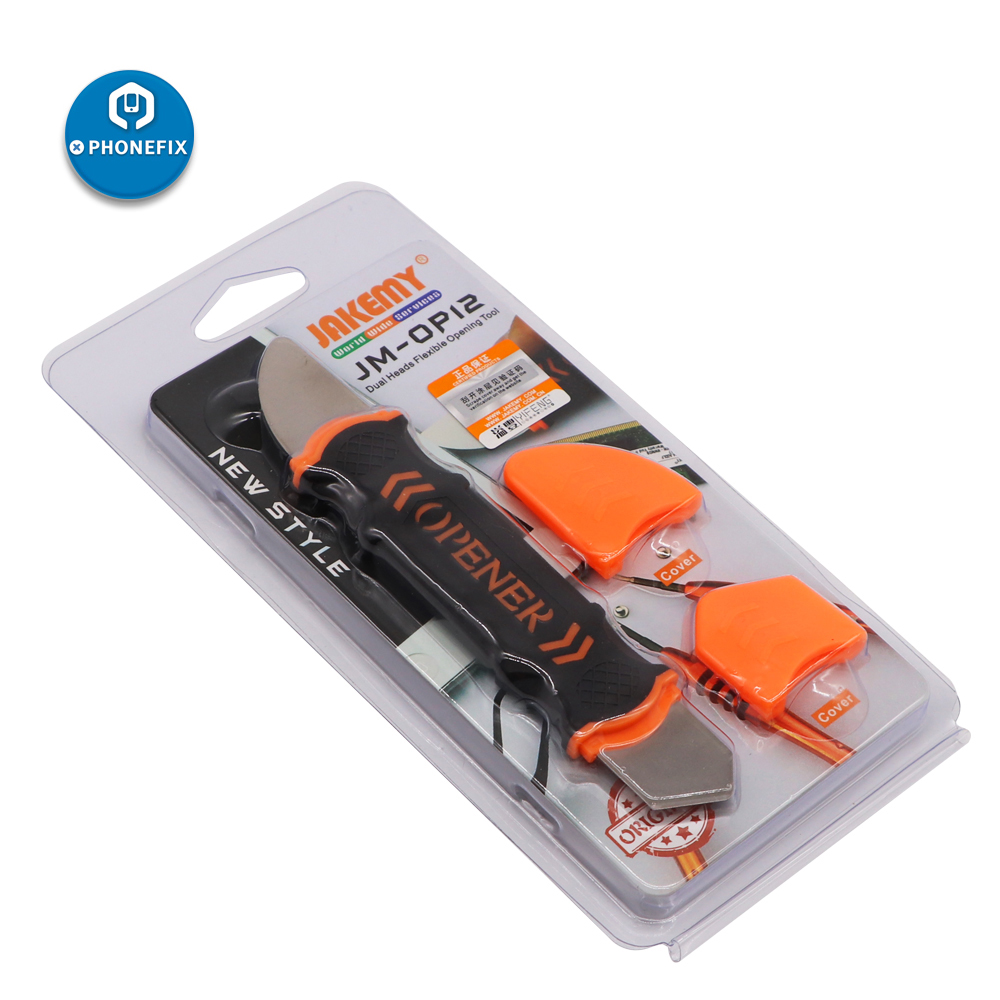 JAKEMY JM-OP12 Metal Blade LCD Touch Screen Tommy Bar Opening Pry Tool Teardown Cutter Disassemble Repair Tool for iPhone iPad. 