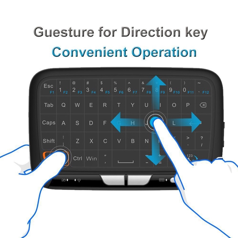 2.4GHz Mini Wireless Keyboard with Touchpad Qwerty Keyboard Portable for Laptop/PC/Tablets/for Windows DropShipping. 