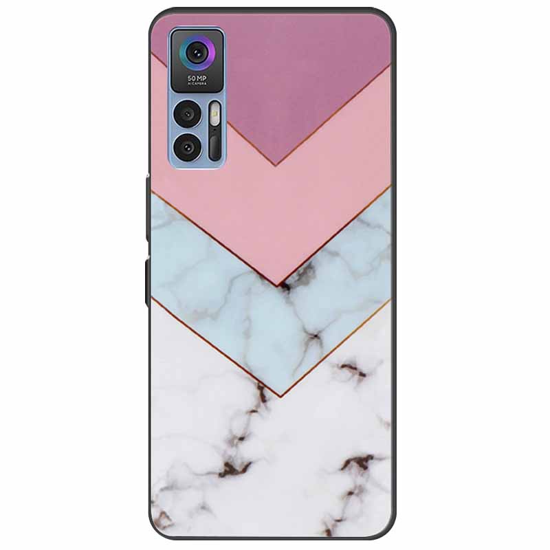 Case For TCL 30 Plus Cover 30+ Marble Silicone Soft TPU Back Cases for TCL 30 5G Case TCL30 T676H Coque T676K T676J Capa Fashion. 