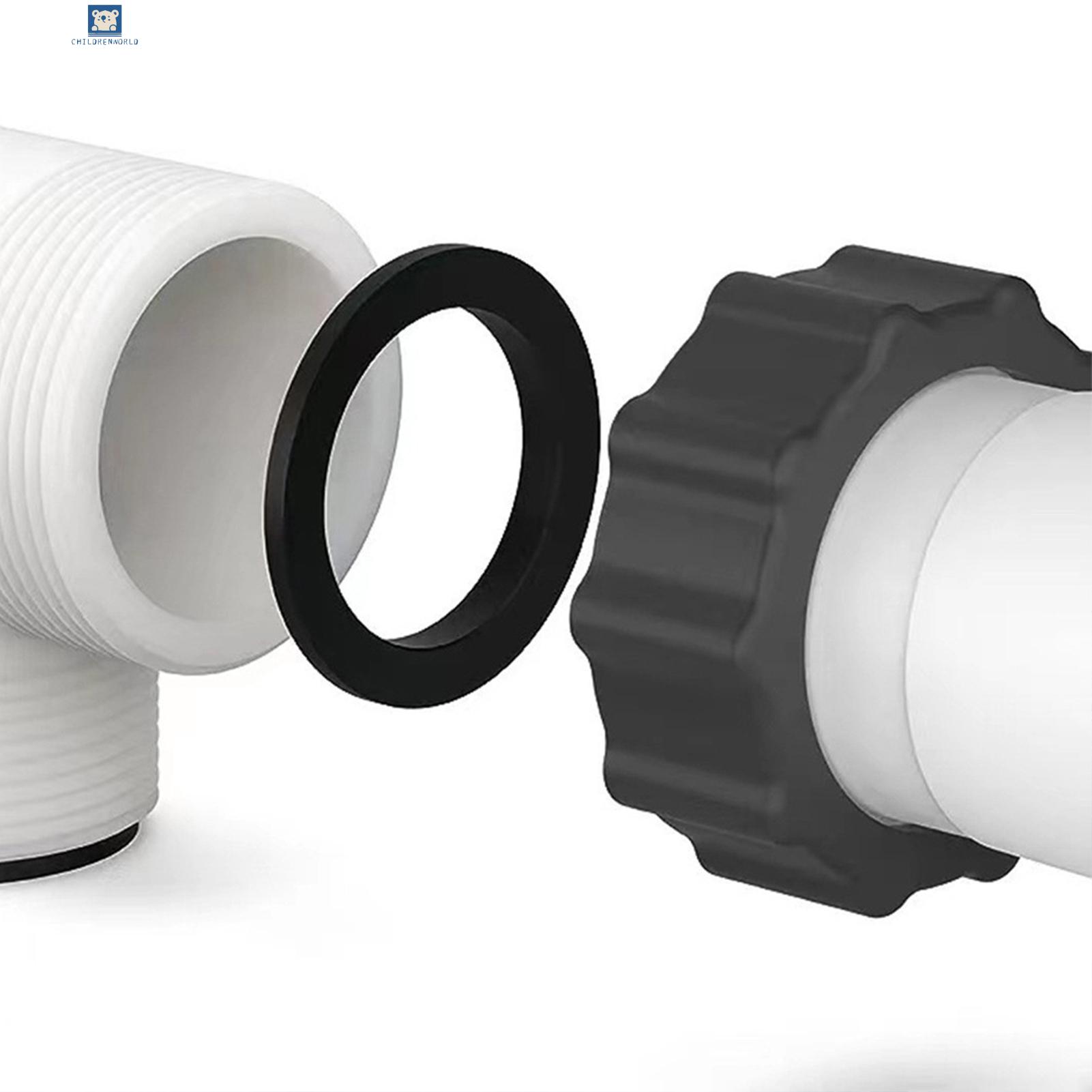 Childrenworld Ground Pool Equipment Connector Intex Coleman Pool Hose T Splitter with 3 L Rings Efficient Flow Distribution for 1.5 Inch Pump Hose Swimming Pool Pump Hose Connector Efficient Flow Distribution. 