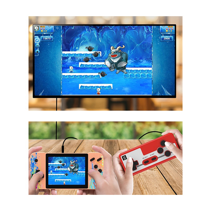 G3 Portable Retro Arcade Gamepad 800 Classic Games 3.5Inch Screen Handheld Game Console Two-Person Mode Controller. 