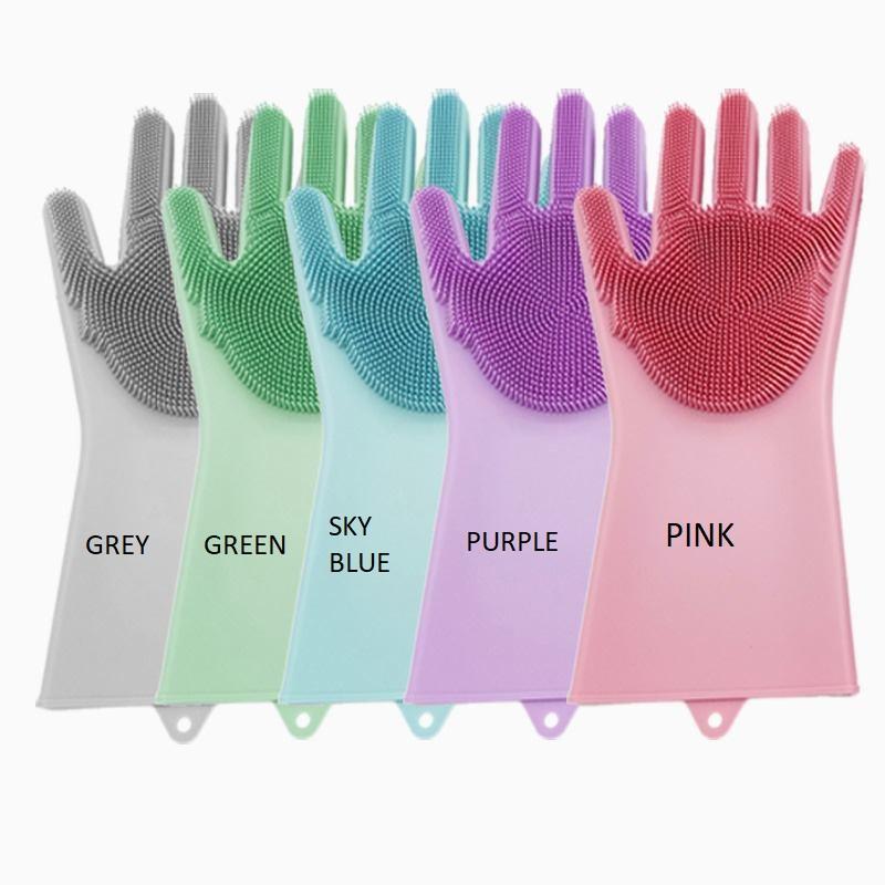 1 Pair ( 1 Jora) High Quality Silicon Washing Glove / Kitchen Glove
