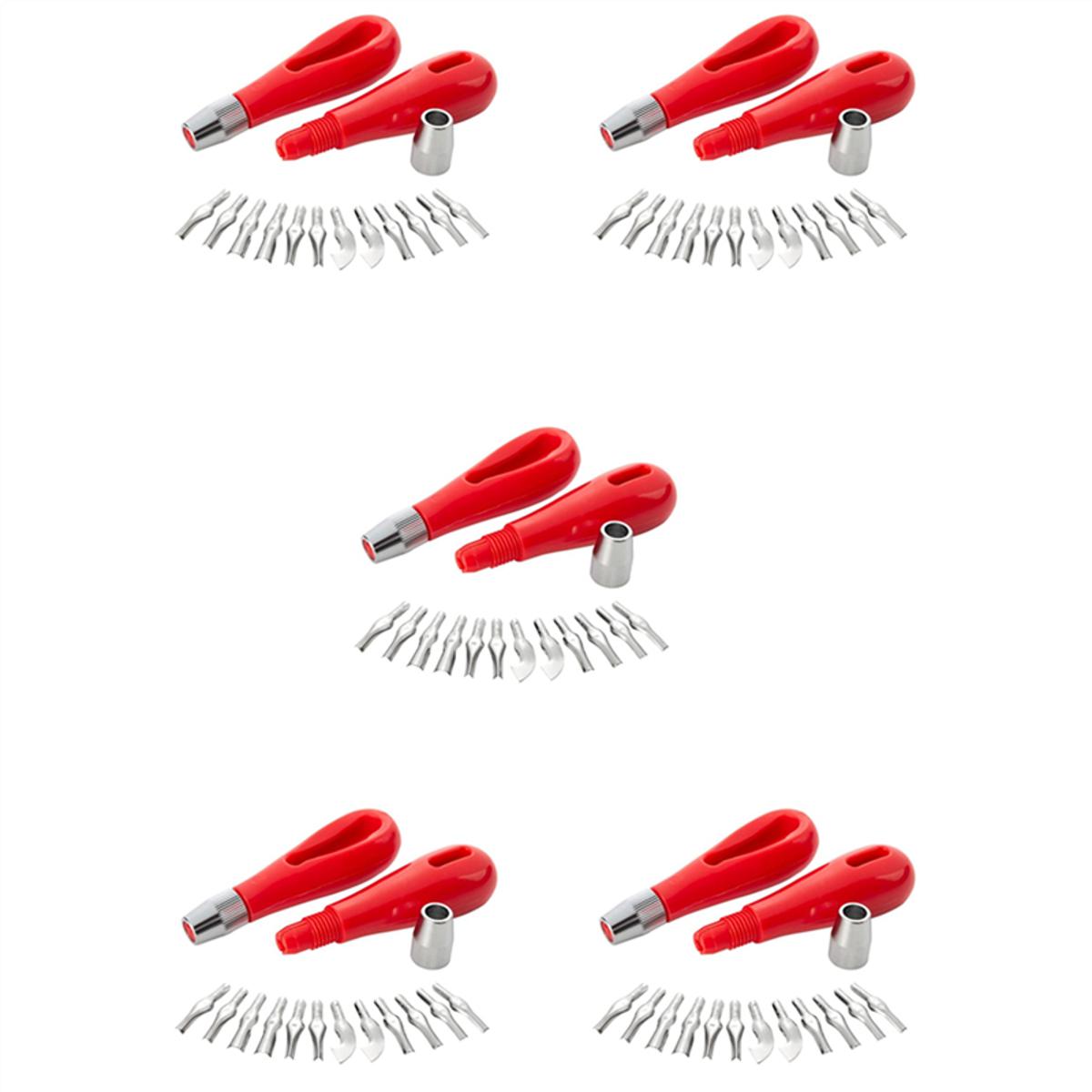 Linoleum Cutter Set, 10 Sets Craft Lino Cutters with 30 Assorted Blades for Lino Cutting and Crafting, Carvings, Craft