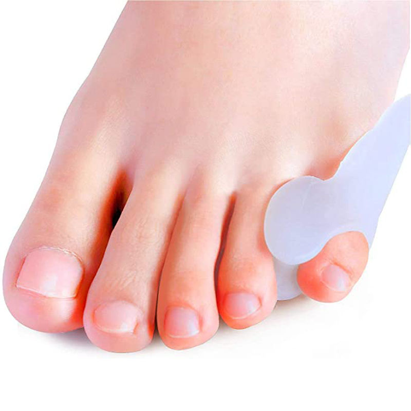 1Pair Foot Care Toe Separator Little Toe Pinkie Foot Thumb For Daily Use Hallux Valgus Silicone Correction Gel Toe Bunion Guard
