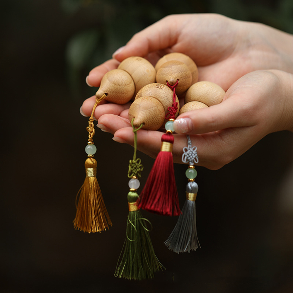 Bamboo Roller Bottle Portable Ancient Style Gourd Shape Empty Bottle Small 1ml Skincare Container for Travel Personal Care Gift. 