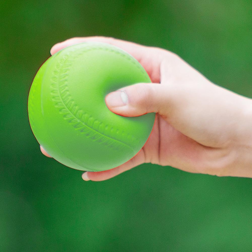 Small Softball Anti-stress Solid Color Simulated Outdoor Foam Baseball No Deformation Simulation Softball for Workout. 