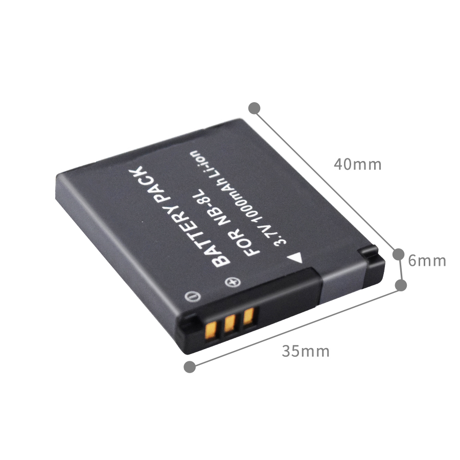Palo 1Pcs 1000mAh NB-8L NB8L 8L Li-ion Battery For Canon PowerShot A3300 A3200 A3100 A3000 A2200 A1200 IS Camera Battery Pack. 