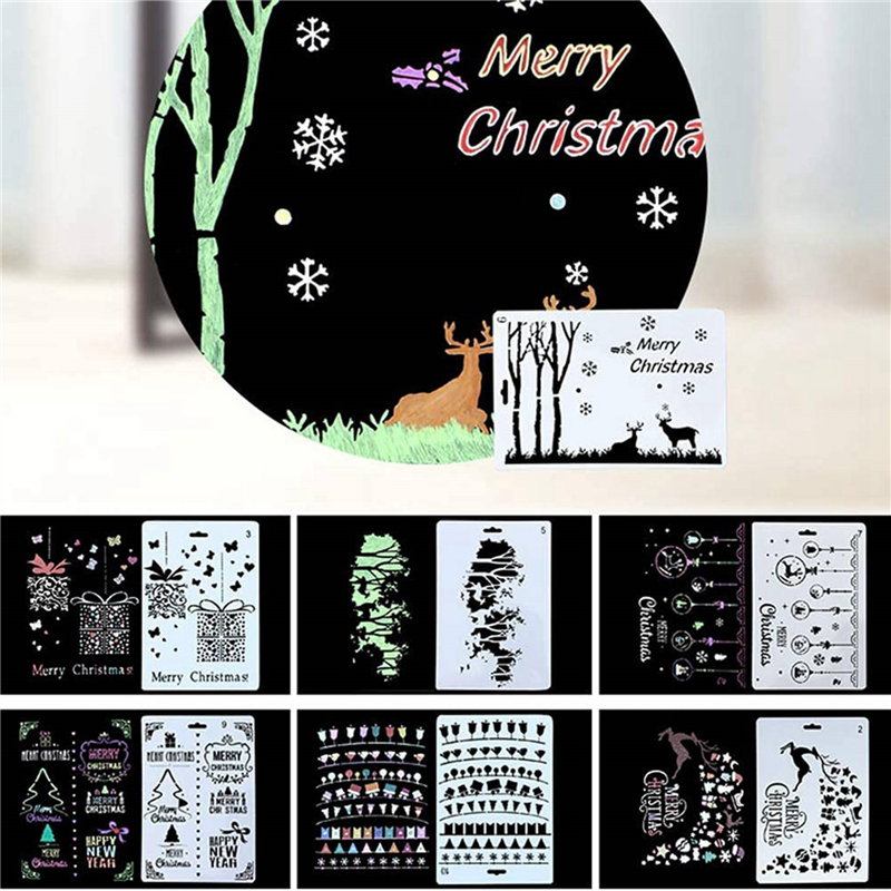 20Pcs 7Mil Blank Stencil Sheets, 12 x 12 Inch Mylar Template Stencil Material for & Silhouette Machines. 