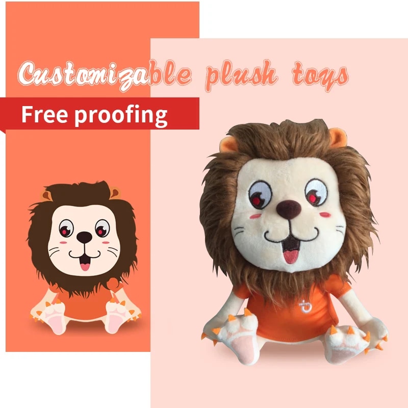 High Quality Professional Make Your Own Custom Plush Toy Character Plushie Custom Dolls Stuffed Animals. 