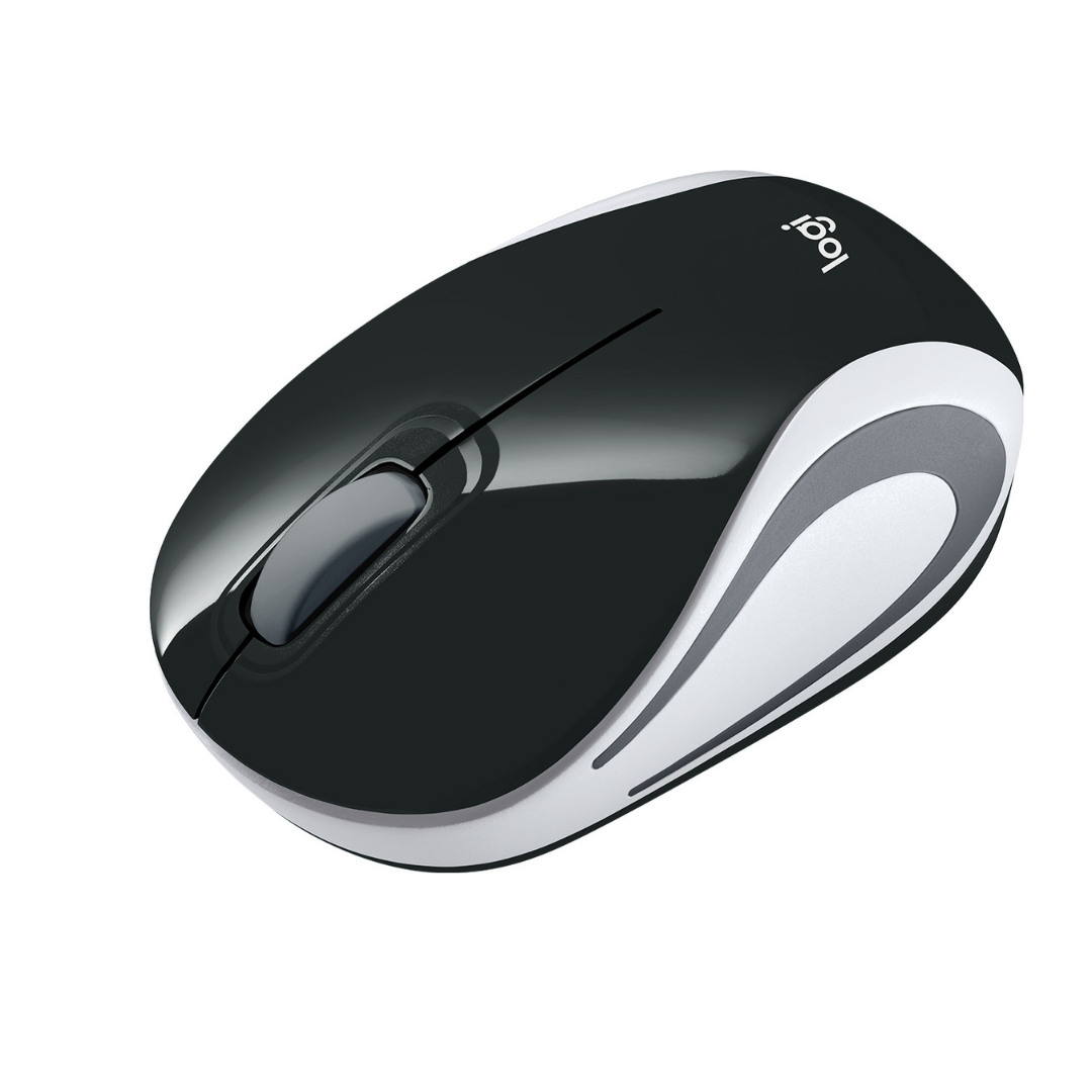 Logitech M187 Ultra Portable Wireless Mouse, 2.4 GHz with USB Receiver, 1000 DPI Optical Tracking, 3-Buttons, PC / Mac / Laptop