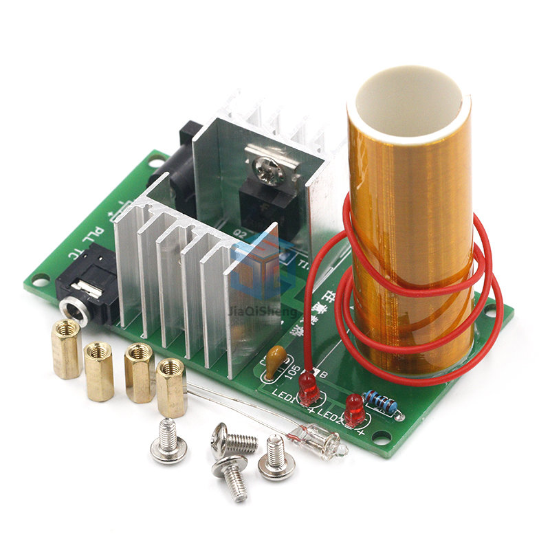 Mini Music Tesla Coil Plasma Speaker Tesla Wireless Transmission Diy Coil Kit Drop Shipping Support 10166. 