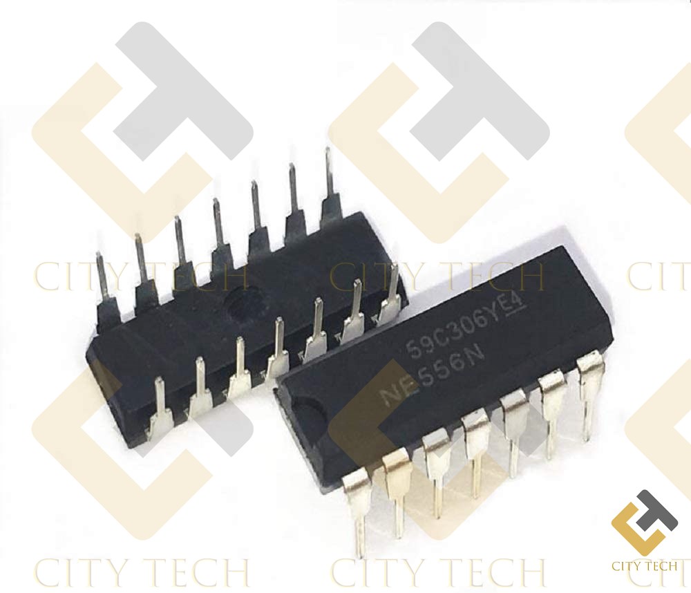 2Pcs NE556N NE556 LM556 556 Dual Timer IC Bipolar IC Timer Oscillator DIP 14 Pin Dual Timer IC Electrical Circuitry & Parts. 