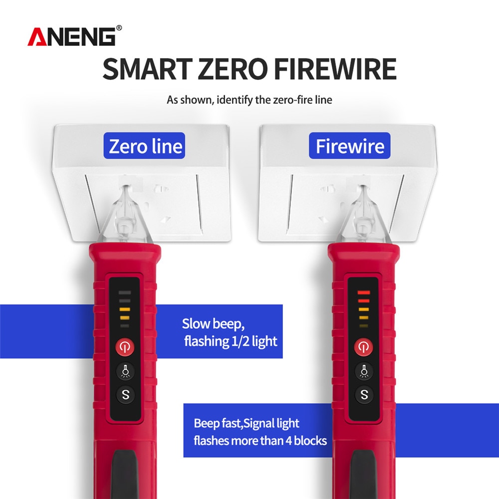 ANENG VD802 Digital 12-1000V AC/DC Voltage Detectors Non-Contact Pen Tester Meter Volt Current Electric Test Pencil 2020 new. 