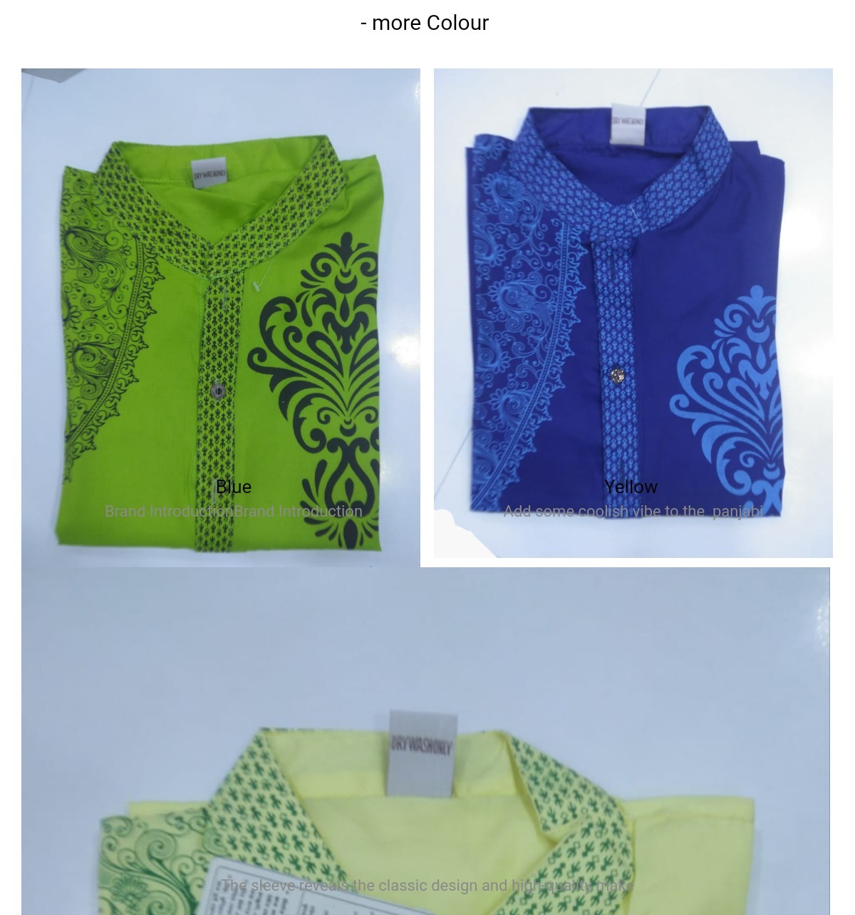 New desing panjabi for men various types colour. 