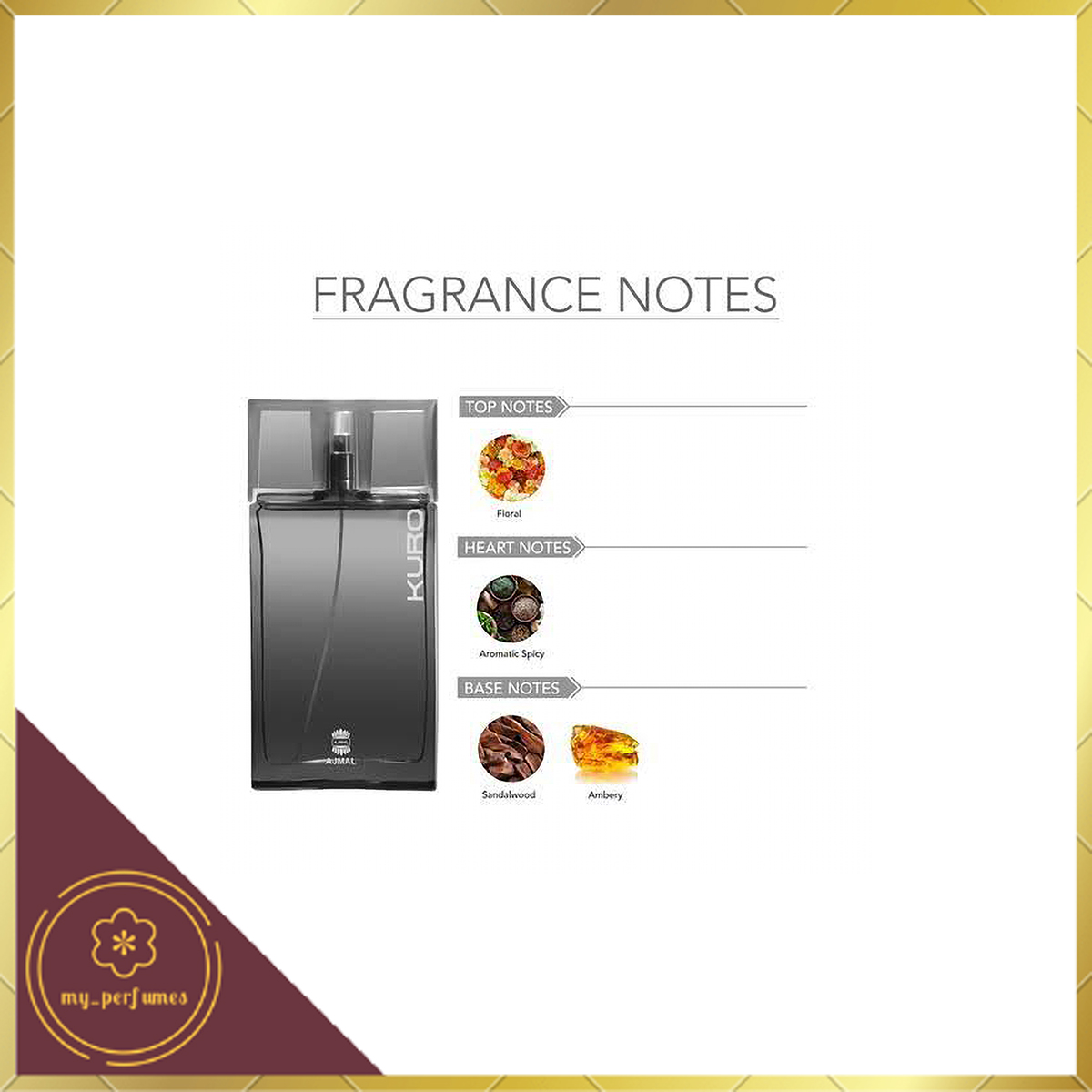 Ajmal Kuro EDP 90 ml for Men. 