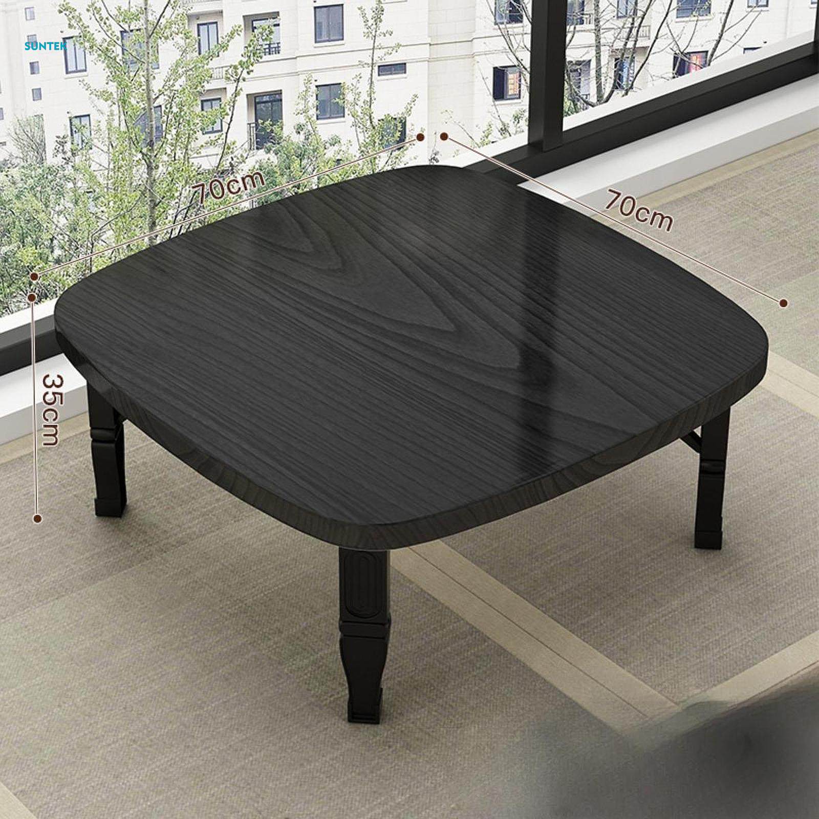 Folding Low Table Desktop for Sitting on The Floor Indoor Bedroom. 
