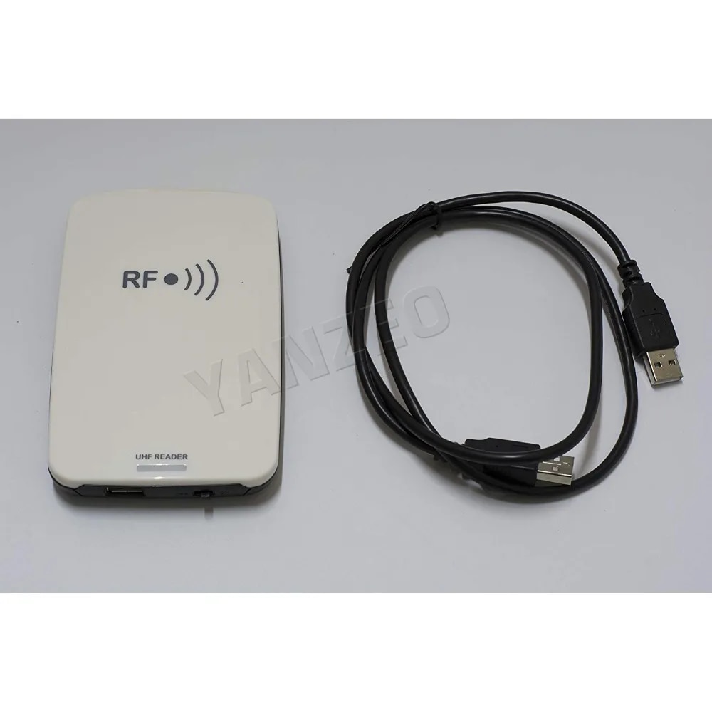 Yanzeo SR3308 UHF RFID Tag Reader ISO18000-6C Protocol 860Mhz~960Mhz USB UHF RFID Tag Reader Free SDK+UHF RFID Card. 