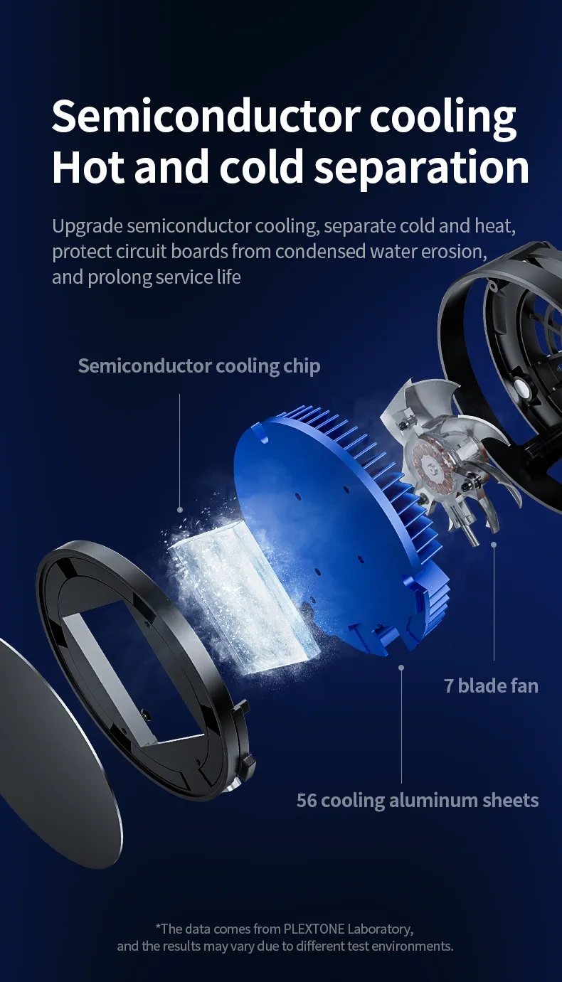 Plextone EX2 Pro RGB Magnetic Radiator Phone Cooler. 
