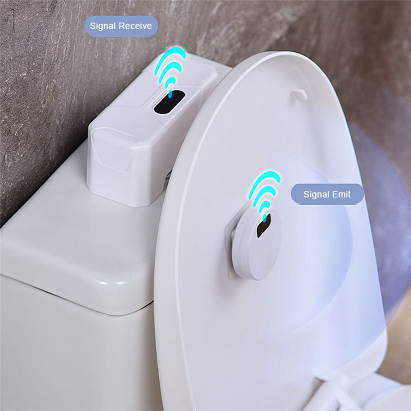 Automatic Toilet Flush Button+Wireless Transmitter Toilet Flusher Rechargeable Sensor Smart Toilet Flushing Sensor. 
