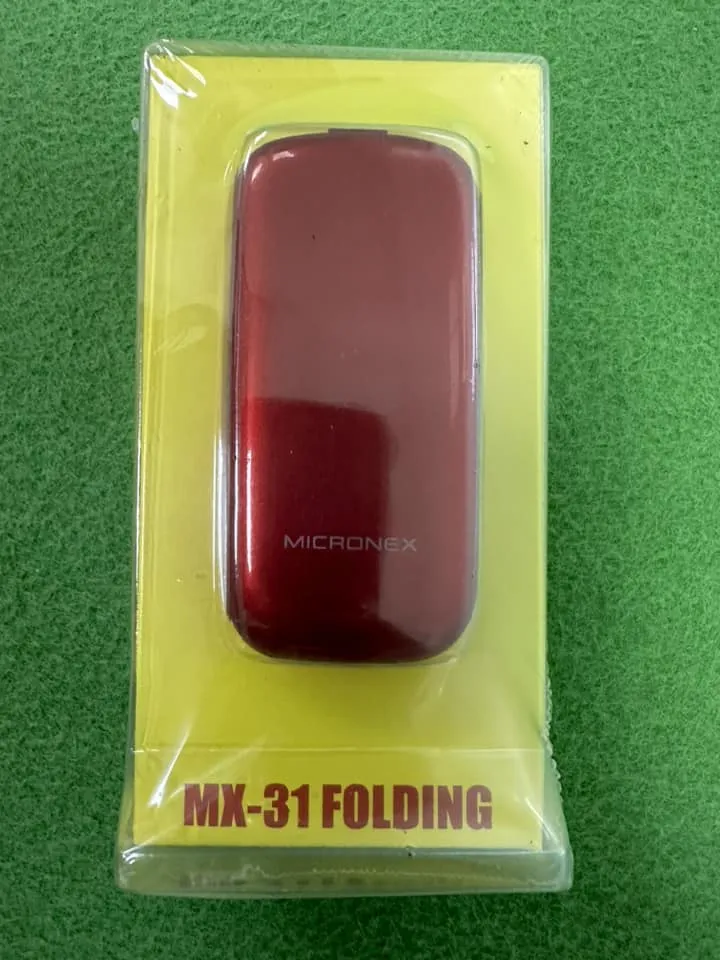 micronex MX-31 folding feature phone with one years warranty. 