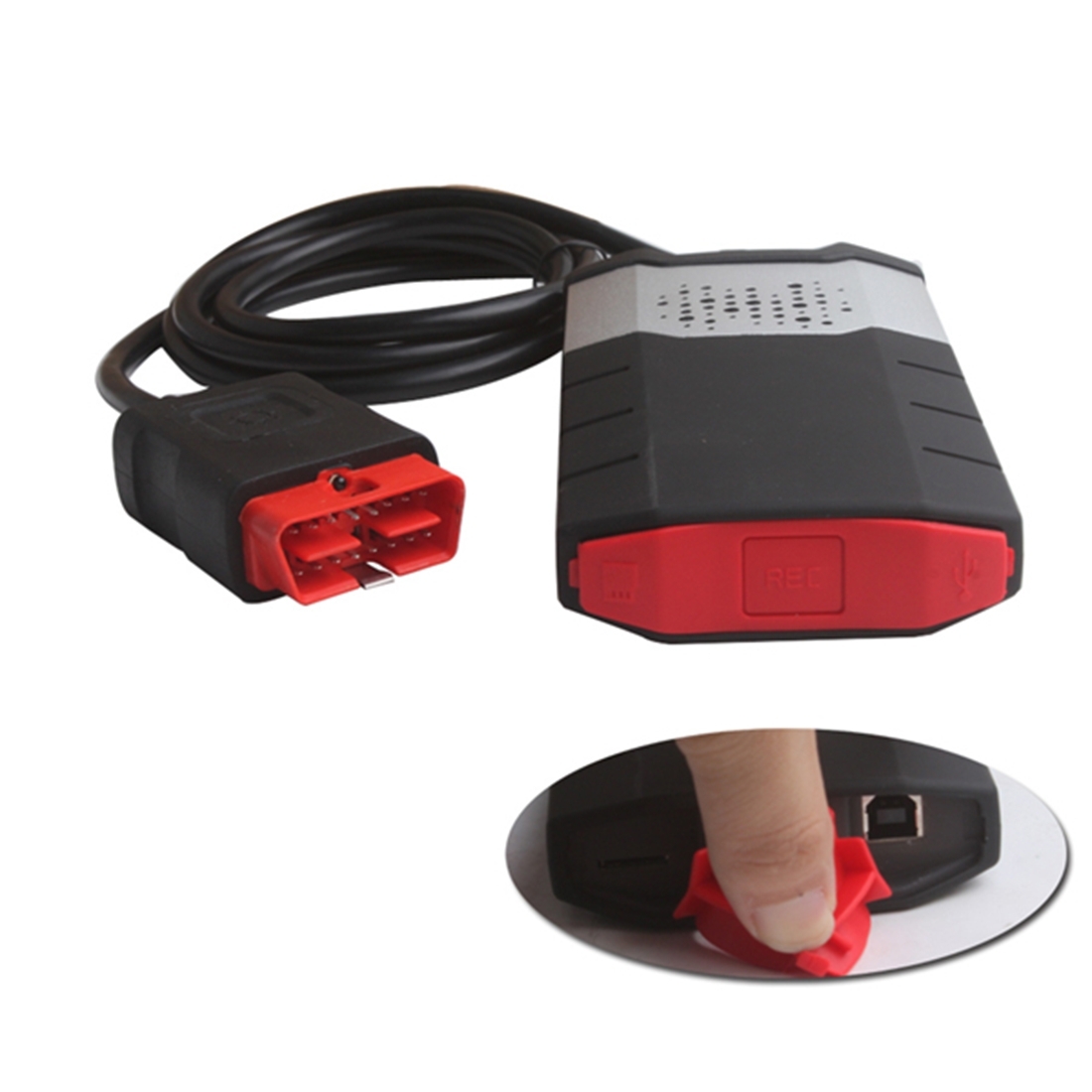 (New) Autocom CDP Professional Car Bluetooth Diagnostic Cables Aluminum Alloy OBD2 Diagnostic Tool Delphi DS150E. 