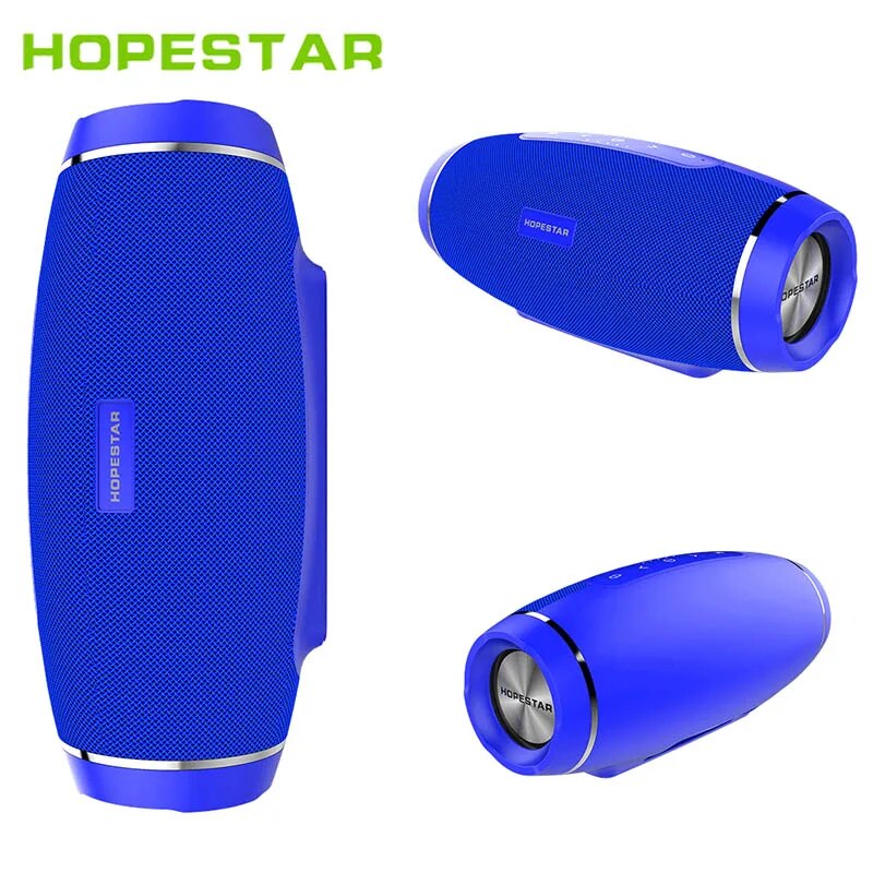 HOPESTAR H27 Rugby Wireless bluetooth speaker stereo soundbar waterproof outdoors Subwoofer Mp3 player tf usb fm mobile charge. 