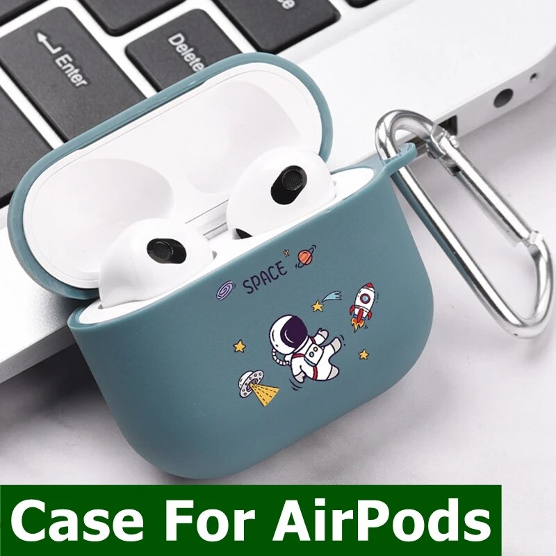 Space Astronaunt Case For Apple AirPods Pro 2 3 USB C Case Soft Silicone Case for airpods 3 airpods3 Cover For airpod Pro2 Funda Abandon Abandon