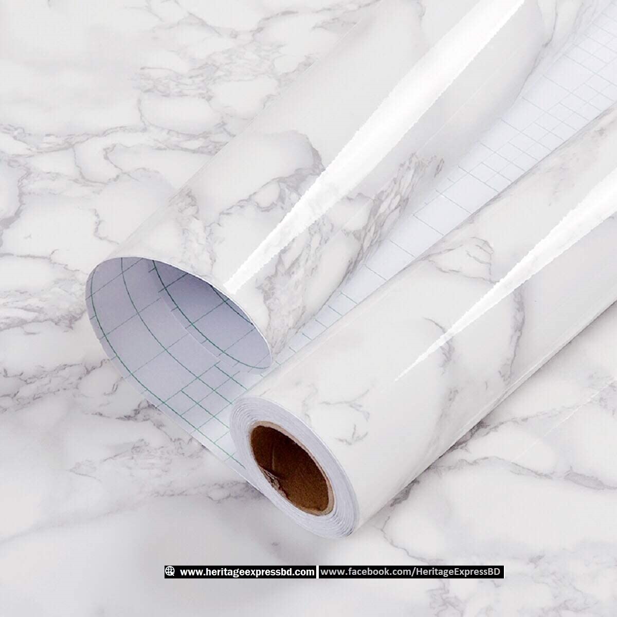 white marble patterns Self Adhesive contact sticker ( 40 sqf ) 20*2  sqf. 