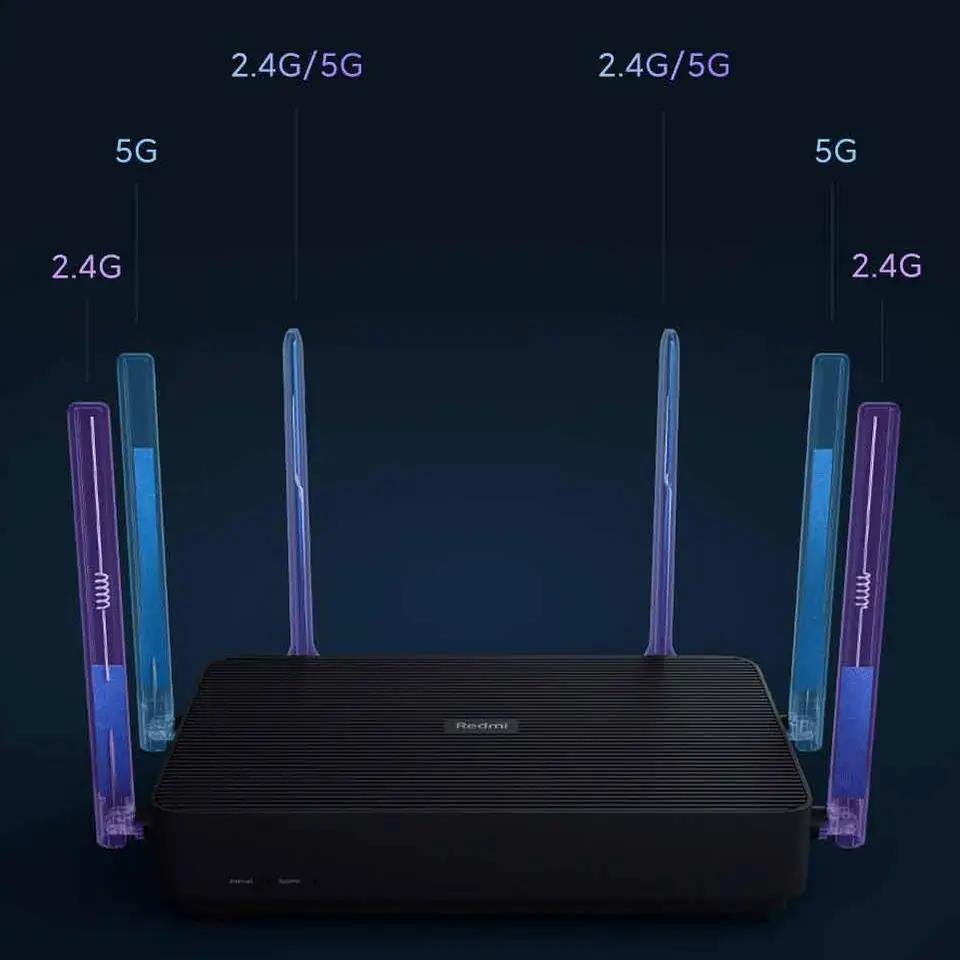 Xiaomi Redmi AX6S Router 3200 Mbps 2.4G 5GHz Mesh WIFI6 256MB Signal Amplifier WiFi Repeate Networking Extender MU-MIMO Parallel. 