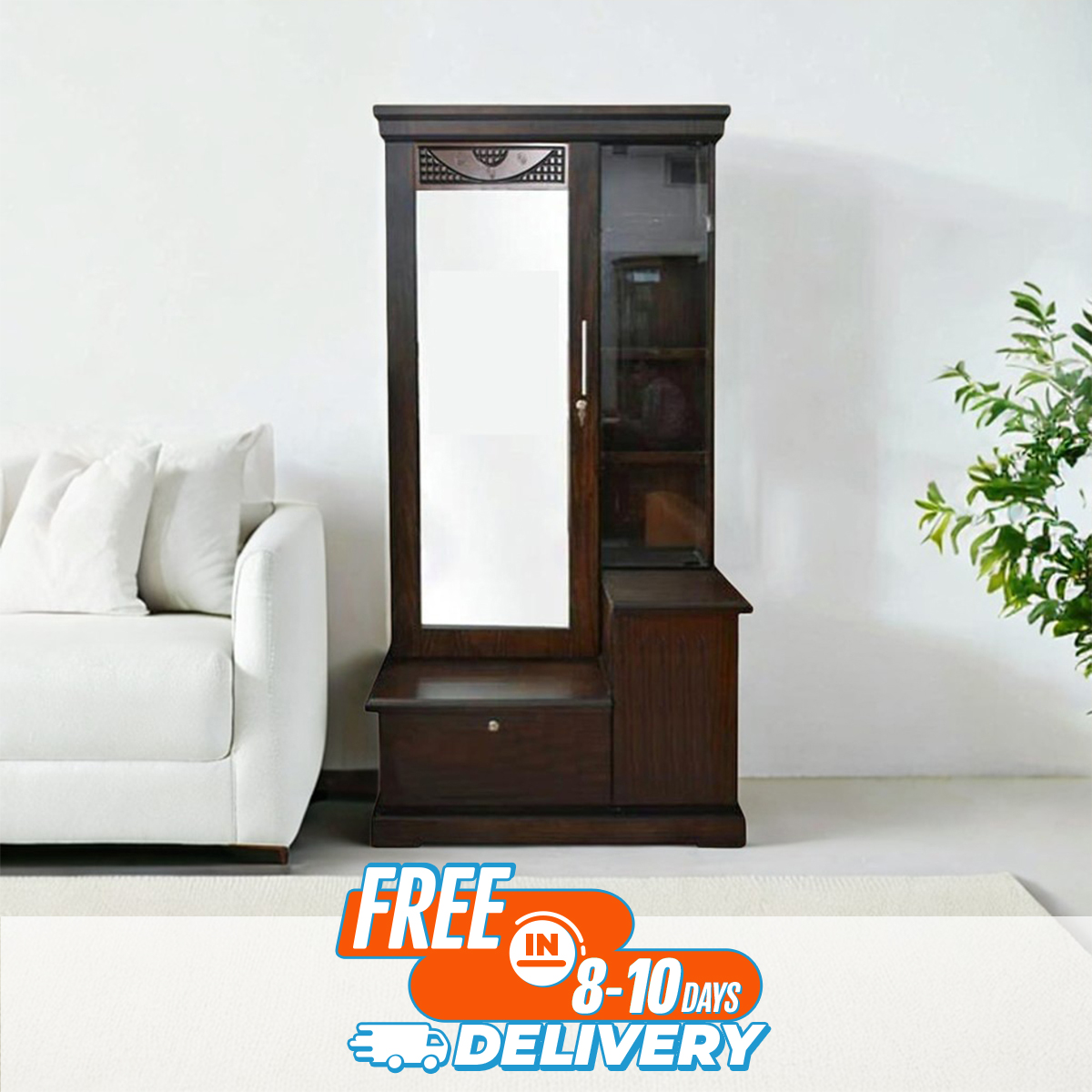 Andormahal MDF Dressing Table(6ft by 2.5ft by 1ft)