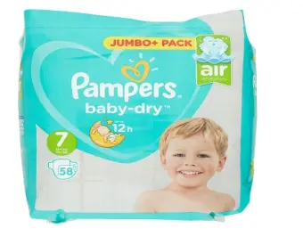 pampers baby dry pants size 7